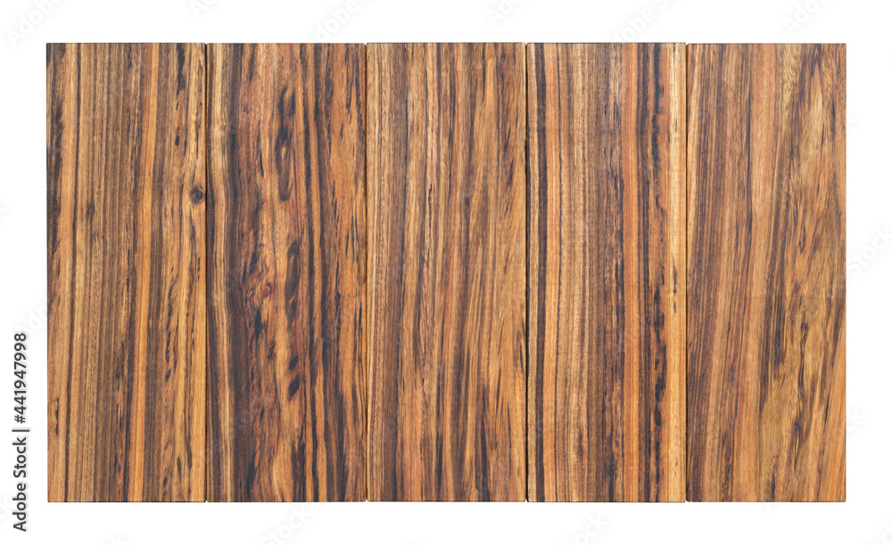 empty dark zebra wood grain table layer or top view brown wooden wall or floor and board or