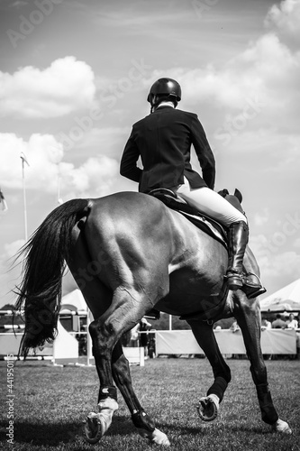 Equestrian Sports photo themed: Horse jumping, Show Jumping, Horse riding competition  © Pratiwi