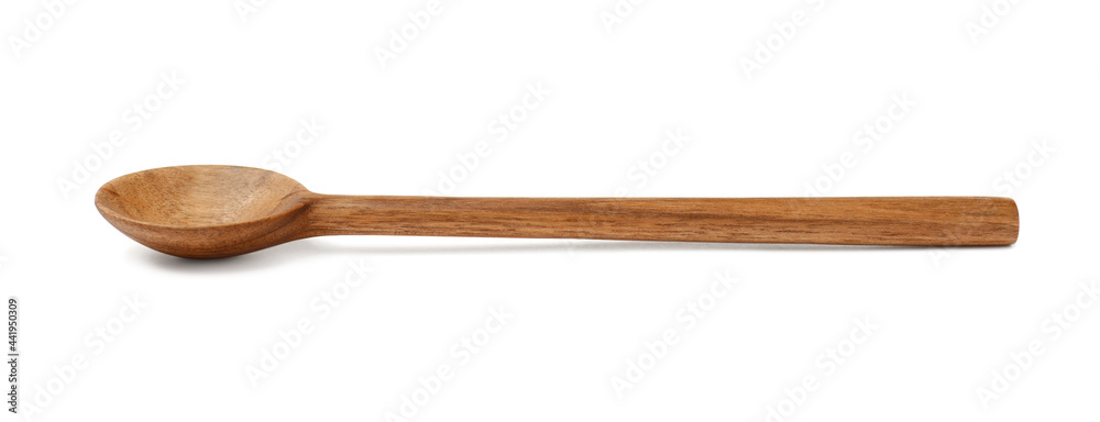 Wooden spoon isolated on white. Cooking utensil Wooden spoon isolated on white. Cooking utensil