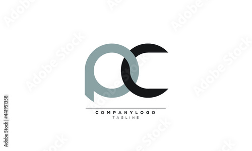 Abstract initial monogram letter alphabet logo design