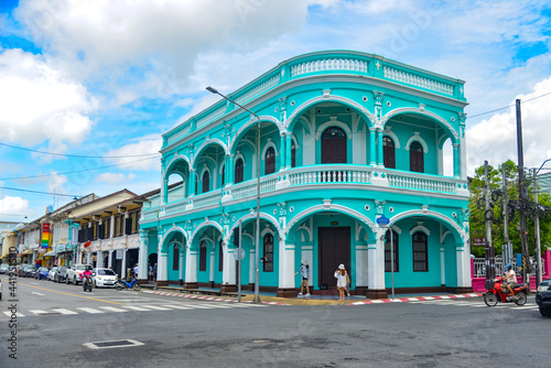 old port city street