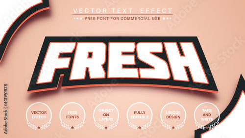 Stylish logo  - edit text effect, font style