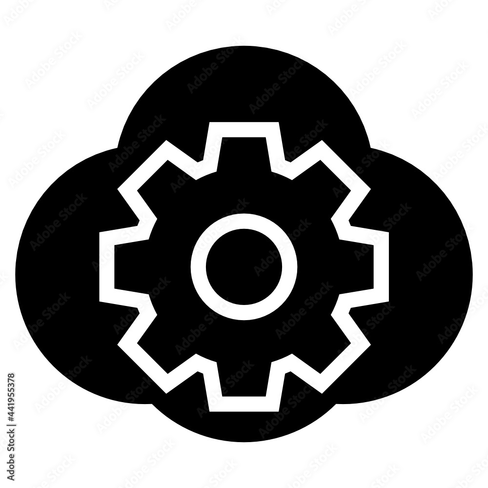 cloud solid glyph icon cloud solid glyph icon