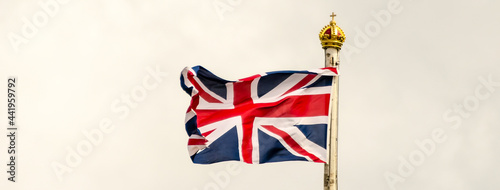 Obraz na płótnie Union Jack Flag in London, UK