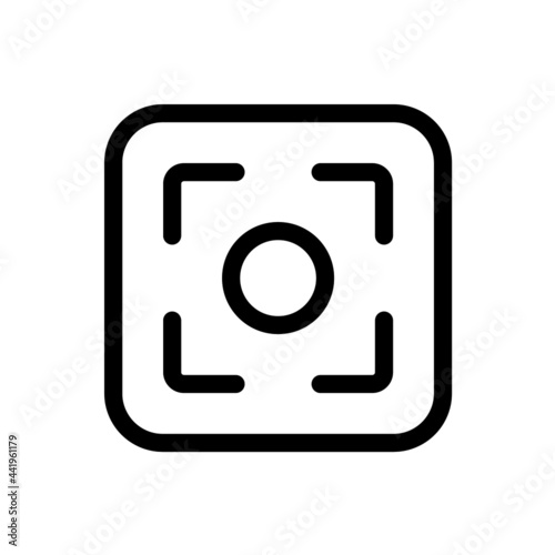 Screenshot icon with square style