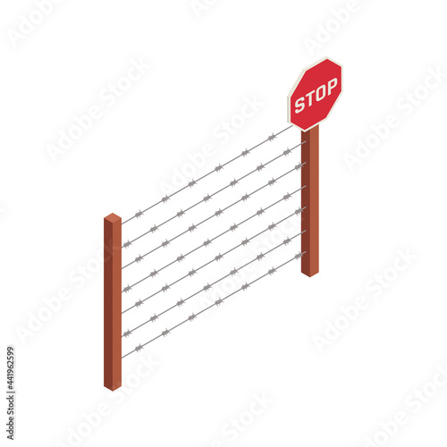 Barbed Wire Fence