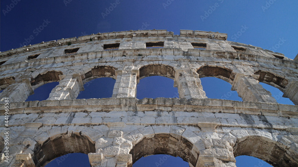 ancient roman arena, Amphitheater, Pula, Croatia