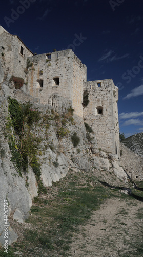 fortress on the mountain, Klis fortress, Klis, Split, Croatia