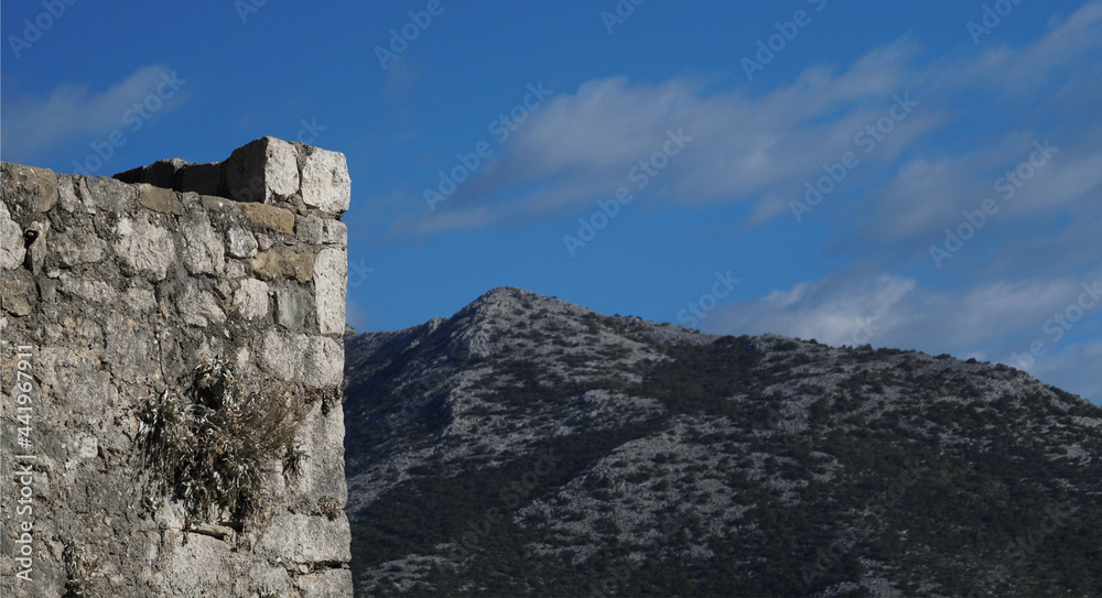 fortress on the mountain, Klis fortress, Klis, Split, Croatia