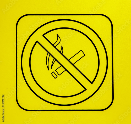 No smoking sign