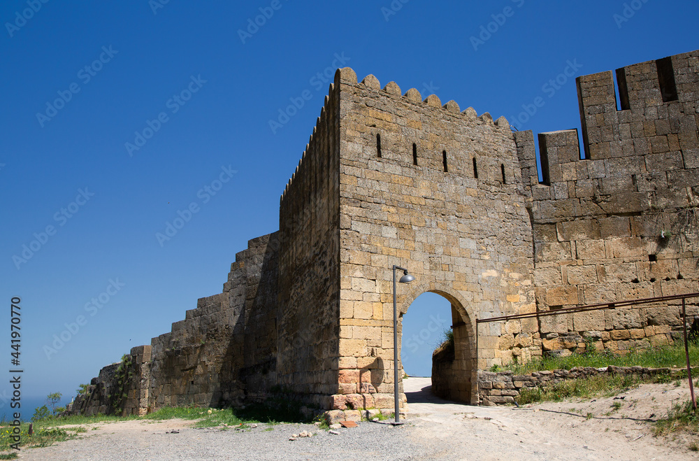 Ancient fortress Naryn-Kala in Derbent