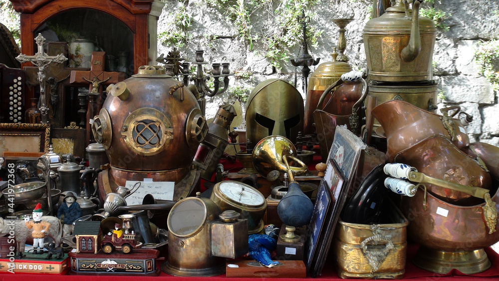 antiques on the market, Split, Croatia