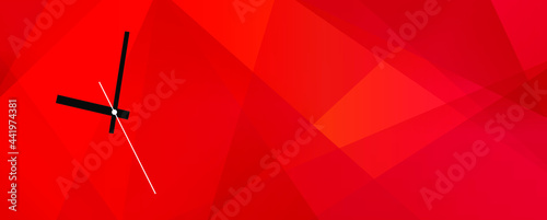 vector illustration of a clock
