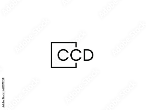 CCD Letter Initial Logo Design Vector Illustration