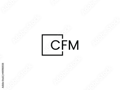 Free Download CFM Letter Initial Logo Design Vector Illustration - GFXLoad