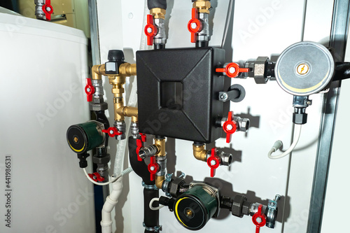 Fragment of boiler equipmen...