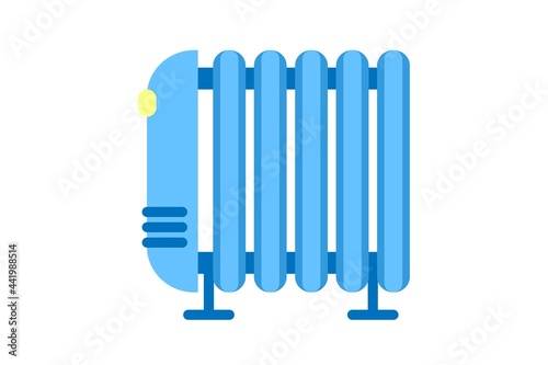 Heater icon. Vector linear sign, symbol, logo of heater for mobile concept and web design. Icon for the website of the store of household appliances, gadgets and electronics.
