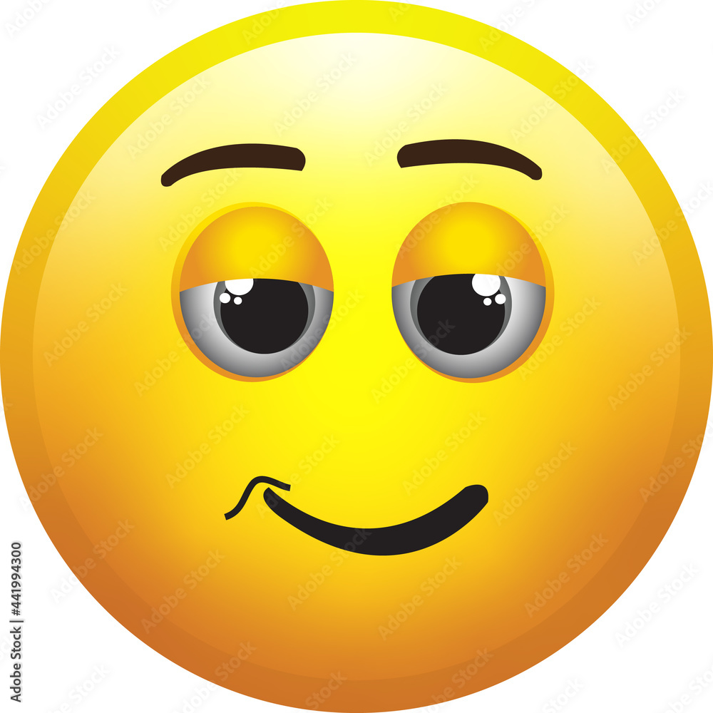Modern Smileys Emoticons Emoji icons illustration with a happy face, smiley dreany Modern Smileys Emoticons Emoji icons illustration with a happy face, smiley dreany