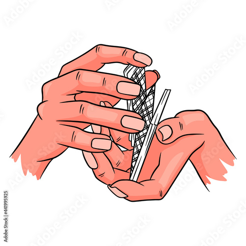 Gambling. Playing cards in hand. Casino, luck, fortuna. Shuffle cards.