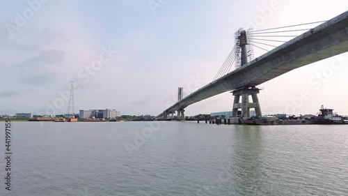 Bridge constriction ongoing in Bangladesh photo