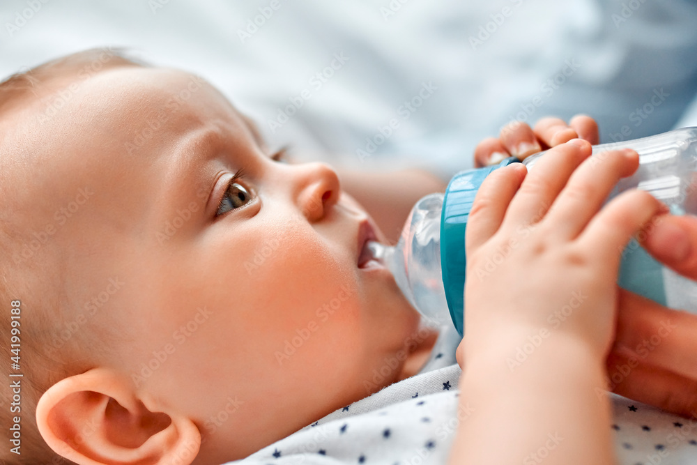 Cute baby hotsell drinking milk