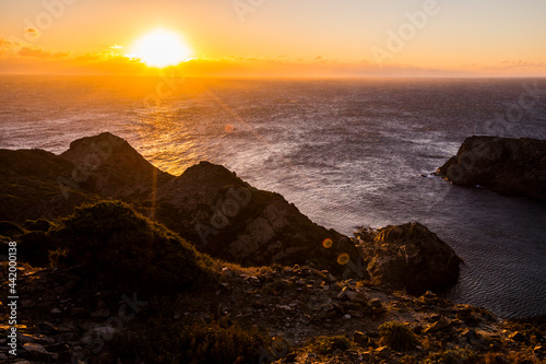 Winter sunrise in Cap de Creus Nature Park  Spain