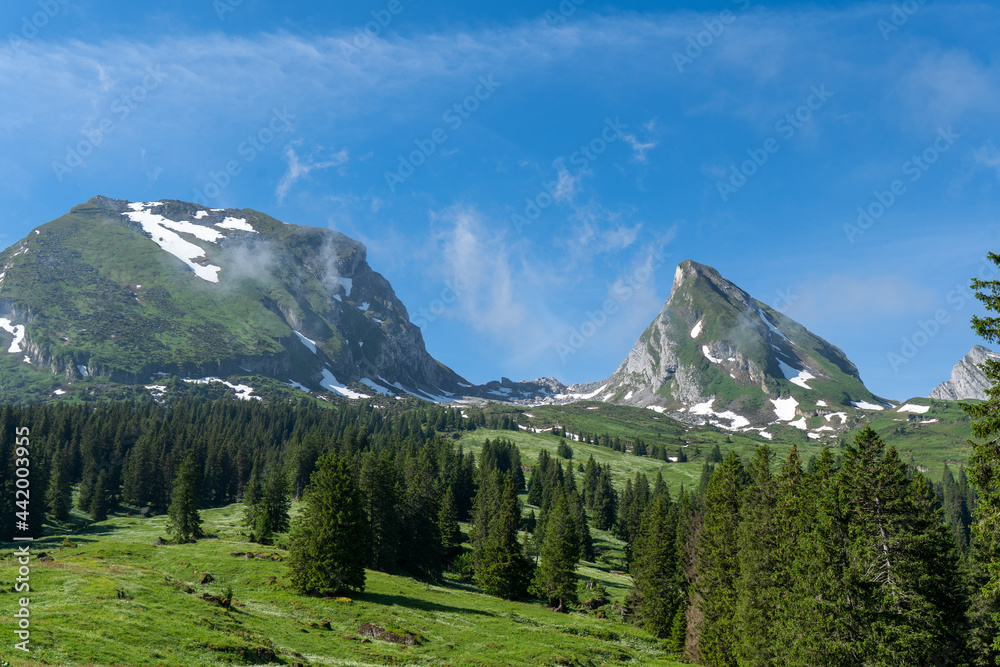 Churfirsten in der Schweiz Churfirsten in der Schweiz