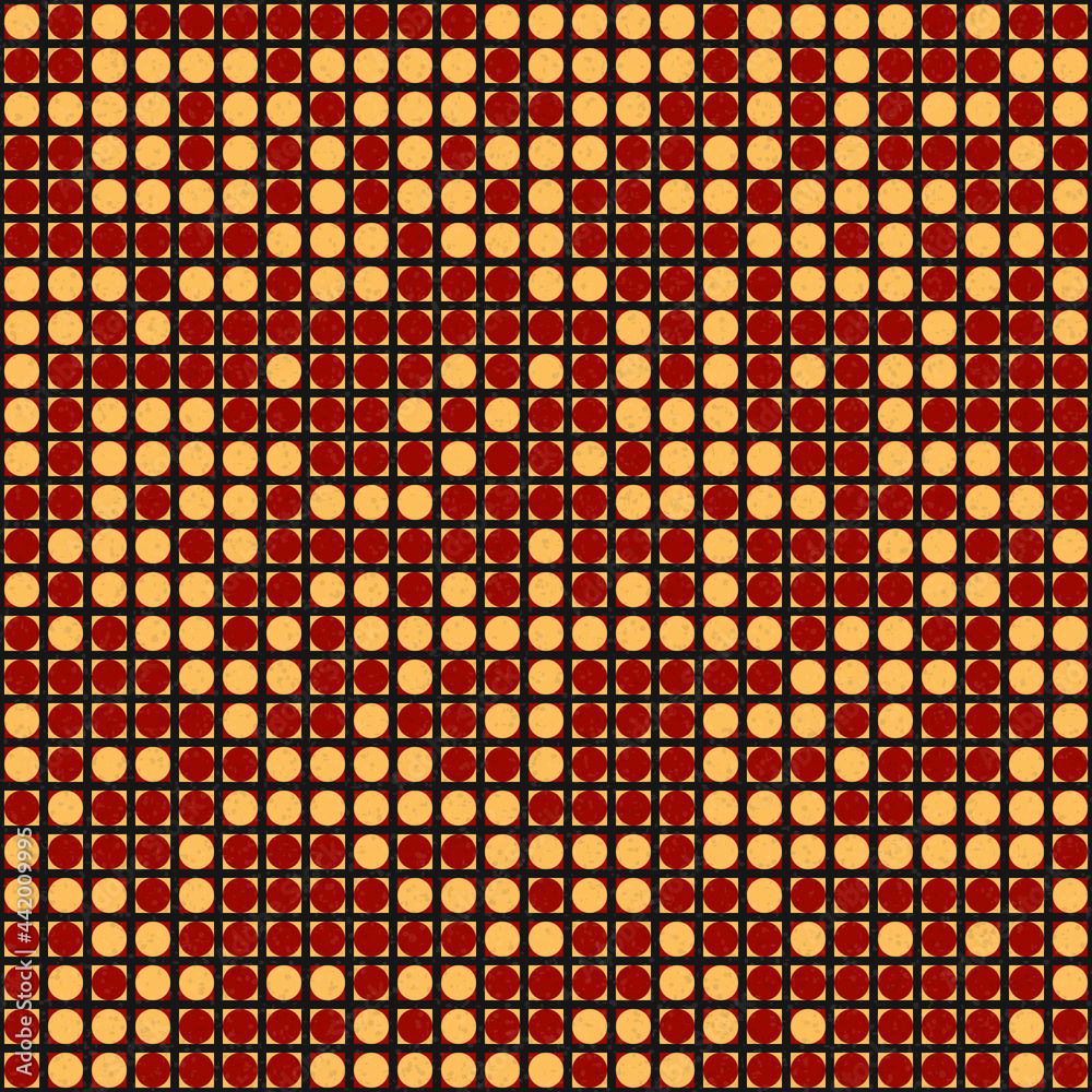 Obraz premium Abstract Geometric Pattern generative computational art illustration