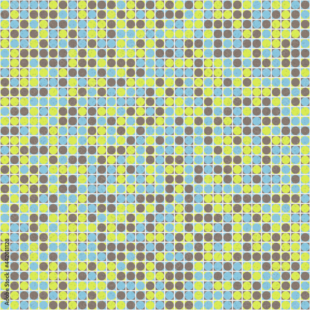 Fototapeta premium Abstract Geometric Pattern generative computational art illustration