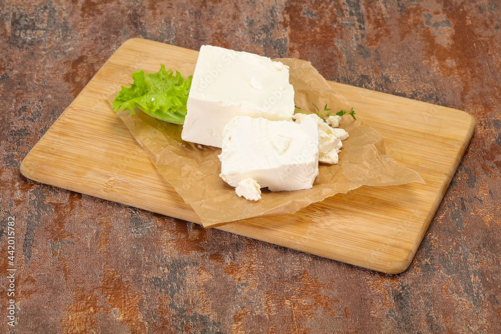 Greek traditional Feta soft cheese