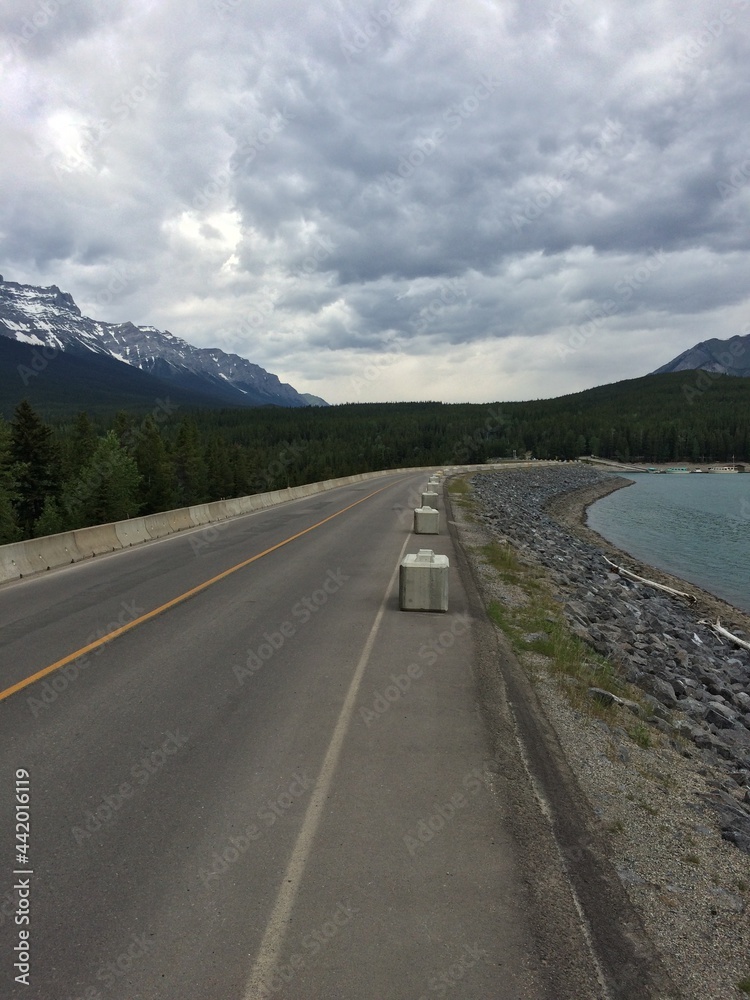 Lake Minnewanka loop north of Banff Lake Minnewanka loop north of Banff