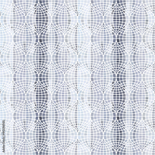 Pattern of vector mosaic in the oriental style.