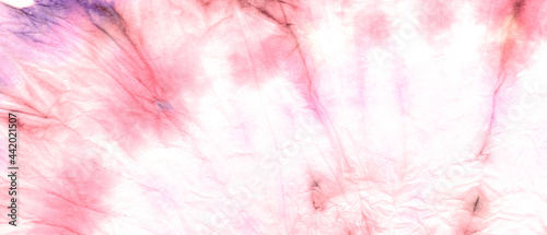  Rose Bleach Dye. Die Batik Light Background.