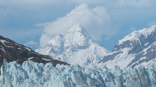 Foto fairweather mountain range in glacier bay national park, Alaska
