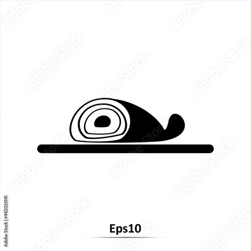 Meat icon. Vector Illustration. Eps10