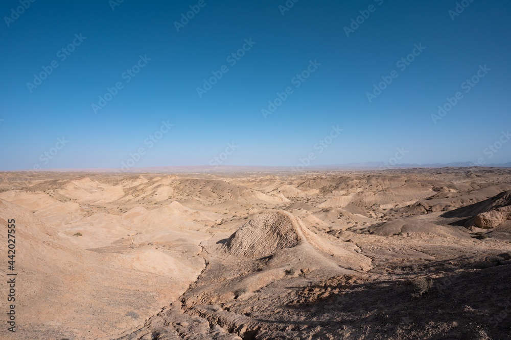 The Gobi desert in Qinghai province, China.