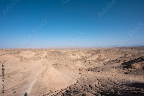 The Gobi desert in Qinghai province, China.