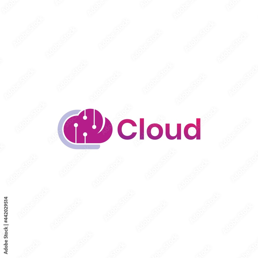 Cloud logo design icon concept Cloud logo design icon concept