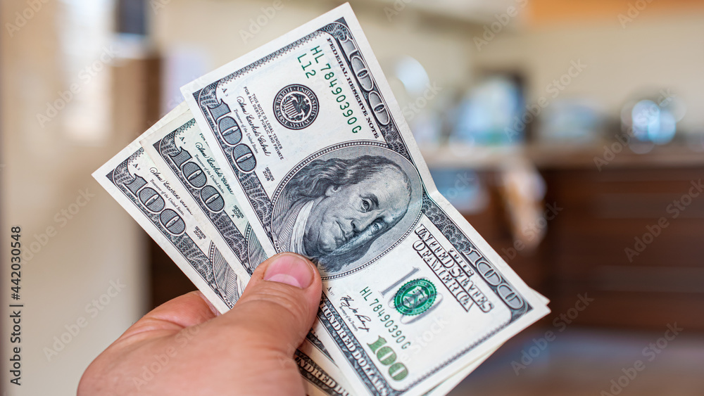 three hundred american dollars in your hand three hundred american dollars in your hand