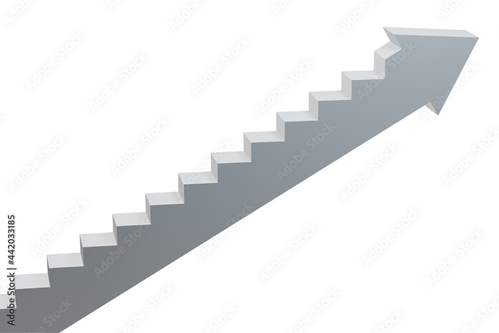 Career ladder business concept with steps Career ladder business concept with steps