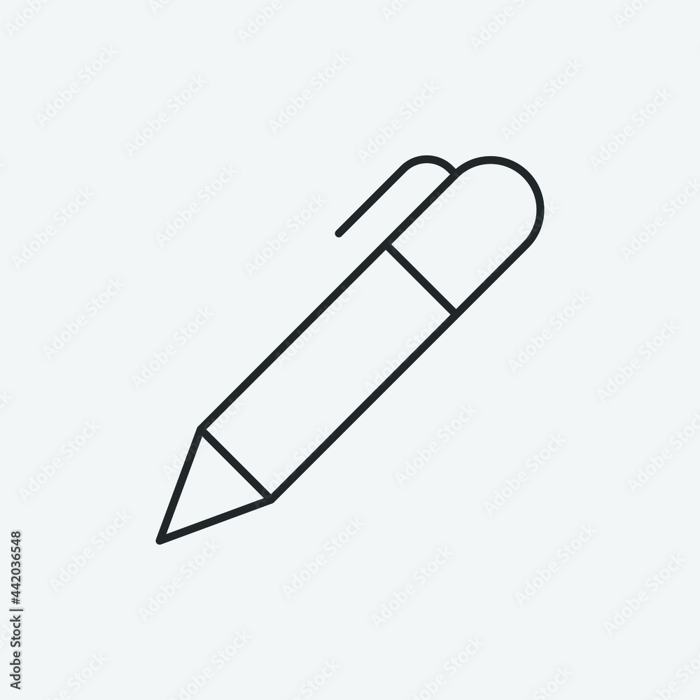 pen vector icon illustration sign pen vector icon illustration sign