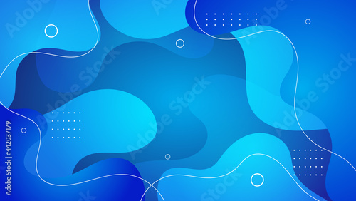 blue abstract fluid background