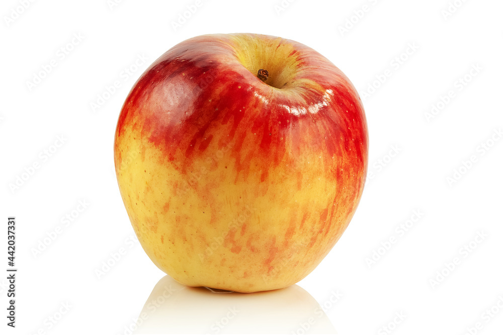 Ripe apple on a white background Ripe apple on a white background