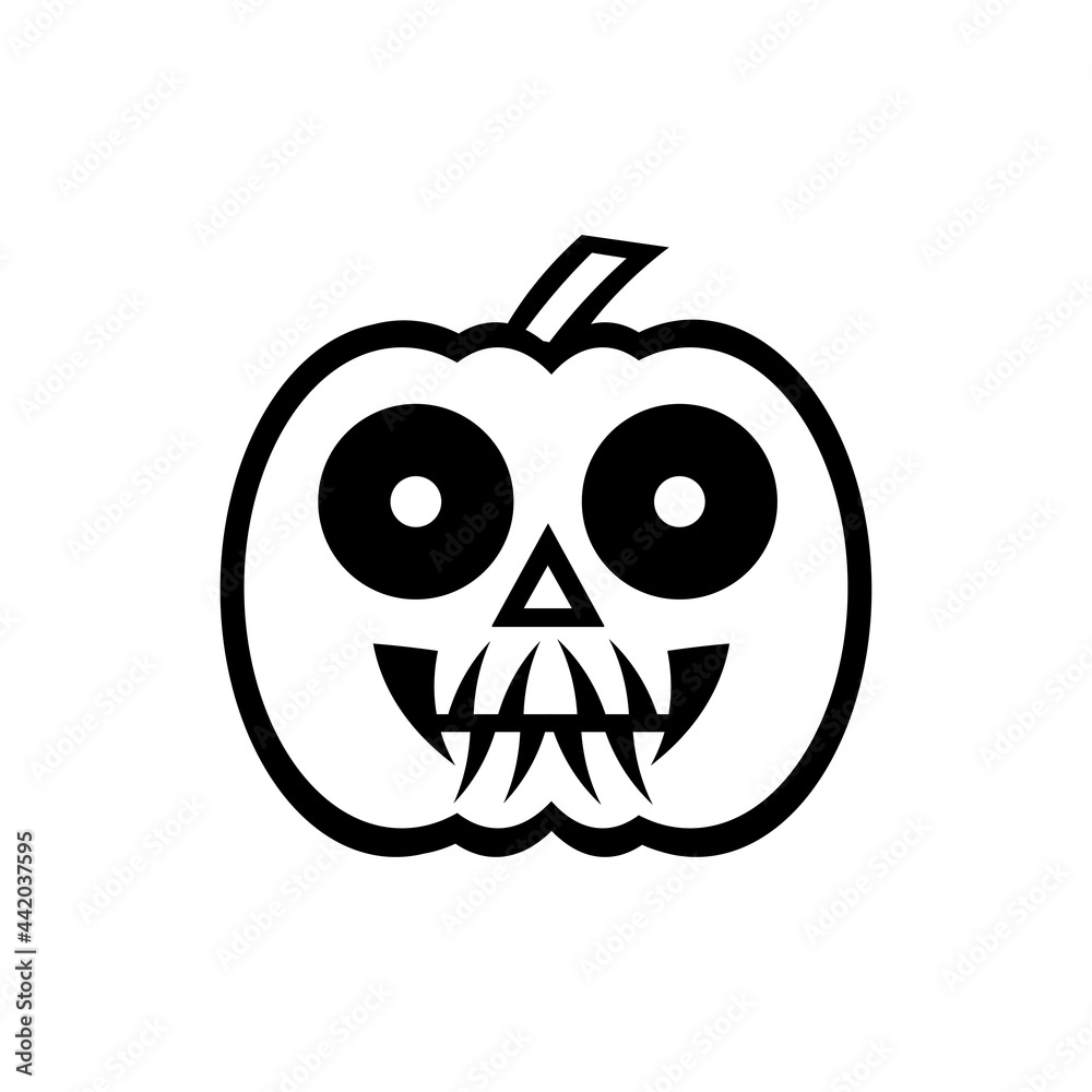 Halloween day pumpkin icon images vector Halloween day pumpkin icon images vector