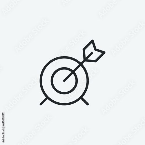 Free Download Target center vector icon illustration sign - GFXLoad