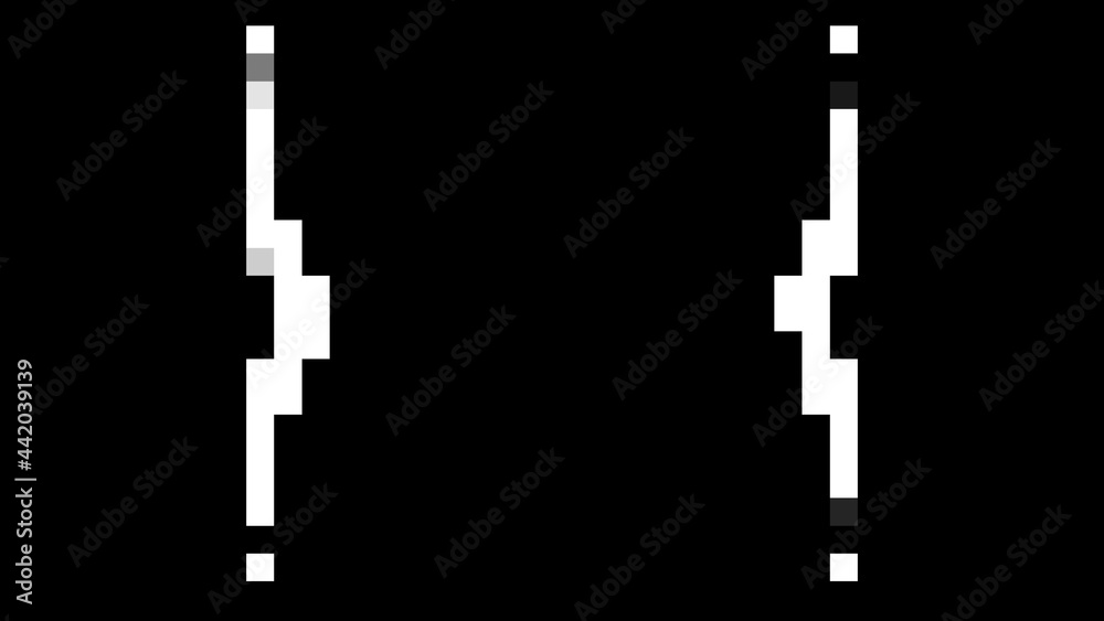 Fototapeta premium black and white tower design in 3d.