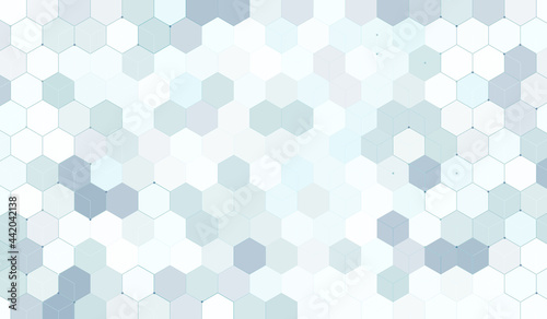 Abstract geometric hexagon with technology digital hi tech concept background. hexagon pattern. Vector illustration