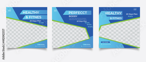 health & fitness story collection for social media post