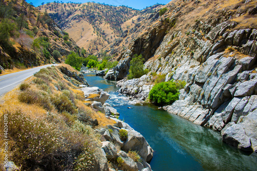 river in the mountains