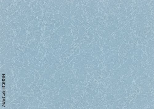 Blue Japanese paper texture background .